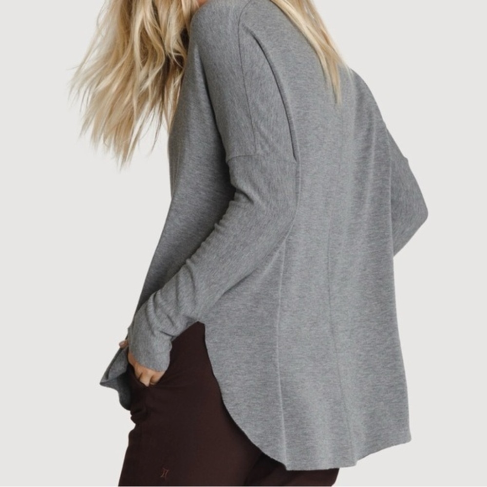 Kit and Ace Willow Brushed Turtleneck Gray Size 0